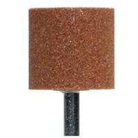 Vitrified Bond Mounted Point, W230, Aluminum Oxide, 1-1/4" Dia., 1-1/4" L, 60 Grit Action Paper