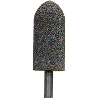 Norzon&reg; Resin Bond Mounted Points, A11, Zirconia Alumina, 7/8" Dia., 2" L Action Paper