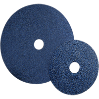 BlueFire&reg; F826P Fibre Discs, Zirconia Alumina, 24, 4-1/2" Dia x 7/8" Arbor Action Paper