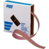Rouleau de toile abrasive, Oxyde d'aluminium, 1" la x 150' lo, Grain 180 Action Paper