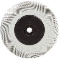 Brosse radiale en soies Scotch-Brite, C&eacute;ramique, Grain 120, 6" dia. Action Paper