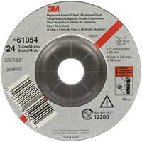 Depressed Centre Grinding Wheel, 5" x 27, Aluminum Oxide Action Paper