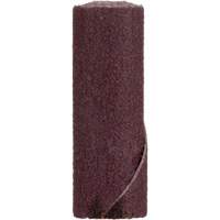 Standard Abrasives Straight Cartridge Roll, 80 Grit, 1/2" Dia., Aluminum Oxide, 1-1/2" L, 1/8" Arbor Action Paper