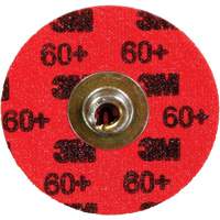 Cubitron II Roloc Durable Edge Disc, 2" Dia., 60+ Grit, Ceramic Action Paper