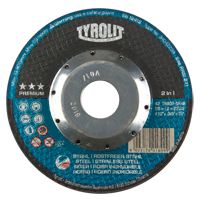 Premium Deep Thincut Cut-Off Wheel, 7" x 1/16", 7/8" Arbor, Type 27, Aluminum Oxide, 8600 RPM Action Paper