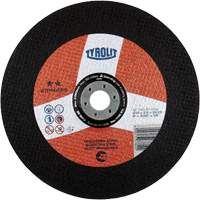 Premium INOX Cutting Disc, 6" x 5/64", 7/8" Arbor, Type 27, Aluminum Oxide, 10200 RPM Action Paper