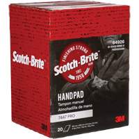 Scotch-Brite 7447 Hand Pads, Aluminum Oxide, 9" x 6", Very Fine Grit Action Paper