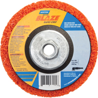 Blaze Rapid Strip Non-Woven Depressed Center Disc - 4-1/2", 4-1/2" Dia., Coarse Grit Action Paper