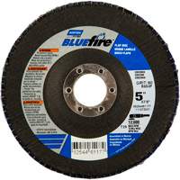 BlueFire Flap Disc, 5" x 7/8", Type 29, 36 Grit, Zirconia Alumina Action Paper