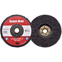 Disque  Clean and Strip  XT Pro Scotch-Brite, 4-1/2" dia., Grain Extra grossier, Carbure de silicium Action Paper