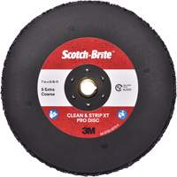 Disque  Clean and Strip  XT Pro Scotch-Brite, 7" dia., Grain Extra grossier, Carbure de silicium Action Paper