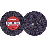 Disque  Clean and Strip  XT Pro Roloc Scotch-Brite, 4" dia., Grain Extra grossier, Carbure de silicium Action Paper