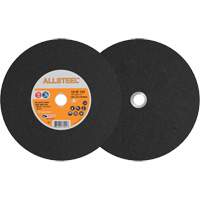 AllSteel Chopsaw Wheel, 12" x 7/64", 1" Arbor, Type 1, Aluminum Oxide, 5100 RPM Action Paper