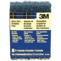 Heavy-Duty Stripping Pads, Aluminum Oxide, 3-1/2" x 5", Coarse Grit Action Paper