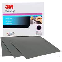 Wetordry Abrasive Sheet, 9" x 11", P220 Grit, Aluminum Oxide Action Paper