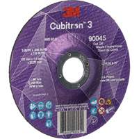 Cubitron™ 3 Cut-Off Wheel, 5" x 0.045", 7/8" Arbor, Type T27, Ceramic, 12250 RPM NY551 | Action Paper