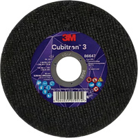 Disque de coupe Cubitron 3, 5" x 9/32", Arbre de 3/8", Type 41 Action Paper