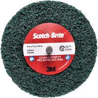 Scotch-Brite Clean and Strip XT Pro Extra Cut Disc XC-DC, 4" Dia., Extra Coarse Grit, Aluminum Oxide Action Paper