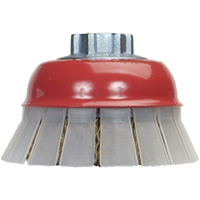 Crimped Wire Cup Brush with Protective Guard Action Paper
