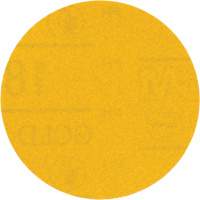 Disque abrasif dor&eacute; Hookit, 09213, dia 3", Grain 180, Oxyde d'aluminium, Poids C Action Paper