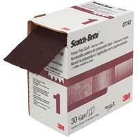 Pr&eacute;paration de la couche d'appr&ecirc;t VFN Scotch-Brite, 4-3/4" x 180", Oxyde d'aluminium Action Paper