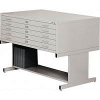 Classeurs en acier pour plans, 5 Tiroirs, 40-3/8" la x 29-3/8" p x 16-1/2" h Action Paper