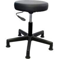 Tabouret de travail de s&eacute;rie 900, Stationnaire, Ajustable, , Vinyle Si&egrave;ge, Noir Action Paper