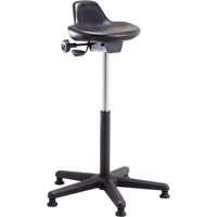 Shoptech Ergonomic Industrial Stools, Sit/Stand, Adjustable Height, 275 lbs. Capacity Action Paper