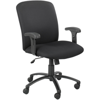 Uber Big & Tall Chairs, Nylon, Black, 500 lbs. Capacity Action Paper