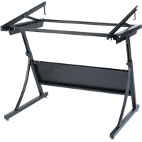 PlanMaster Height-Adjustable Drafting Table, 43" W x 29-1/2" - 37-1/2" H, Black Action Paper