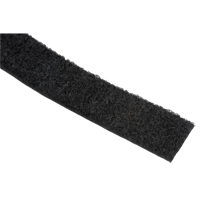 Bande d'attaches, Boucle, 50 vg x 1", Cousu, Noir Action Paper