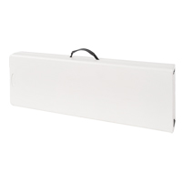 Folding Bench, Polyethylene, 72" L x 12" W x 17" H Action Paper