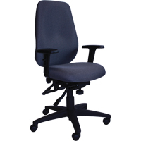Cierra Petite Series Ergonomic Chairs, Fabric, Grey, 300 lbs. Capacity Action Paper