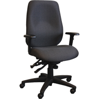 Cierra Ergonomic Chairs, Fabric, Black, 275 lbs. Capacity Action Paper
