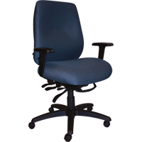 Cierra Heavy Duty Ergonomic Chairs, Fabric, Blue, 400 lbs. Capacity Action Paper