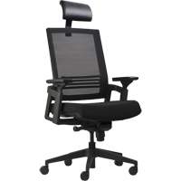 Activ&reg; A-37 Office Chairs, Mesh, Black, 275 lbs. Capacity Action Paper