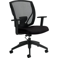 Task Chairs, Fabric, Black, 300 lbs. Capacity Action Paper