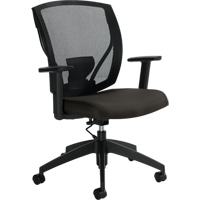 Task Chairs, Fabric, Charcoal, 300 lbs. Capacity Action Paper