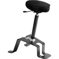 TA 200™ Ergonomic Sit/Stand Welding Chair, Sit/Stand, Adjustable, Fabric Seat, Black/Grey OP494 | Action Paper