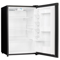 Compact Refrigerator, 32-11/16" H x 20-11/16" W x 20-7/8" D, 4.4 cu. ft. Capacity OP567 | Action Paper