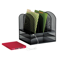 Onyx USB Powered Desk Organizer Action Paper