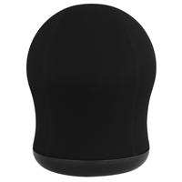 Zenergy Swivel Ball Chair, Mesh, Black, 250 lbs. Capacity Action Paper