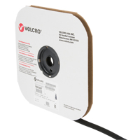 Fastener Tape, Hook, 25 yds x 3/4", Sew-On, Black Action Paper