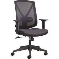 Activ A-47 Synchro Office Chair, Fabric, Black, 275 lbs. Capacity Action Paper