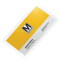 Swingline UltraClear Laminating Business Card Pouches Action Paper