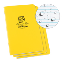 All-Weather Notebook, Soft Cover, Yellow, 48 Pages, 4-5/8" W x 7" L Action Paper