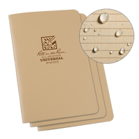 Notebook, Soft Cover, Tan, 48 Pages, 4-5/8" W x 7" L Action Paper
