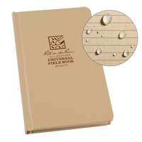 Livre reli&eacute;, Couverture rigide, Havane, 160 Pages, 4-5/8" , 7-1/4"  Action Paper