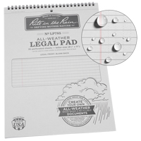 Top-Spiral Pad, Soft Cover, White, 35 Pages, 8-1/2" W x 11-7/8" L OQ500 | Action Paper