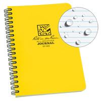 Side-Spiral Notebook, Soft Cover, Yellow, 64 Pages, 4-5/8" W x 7" L OQ545 | Action Paper